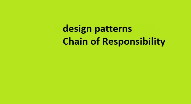 Chain of Responsibility design pattern